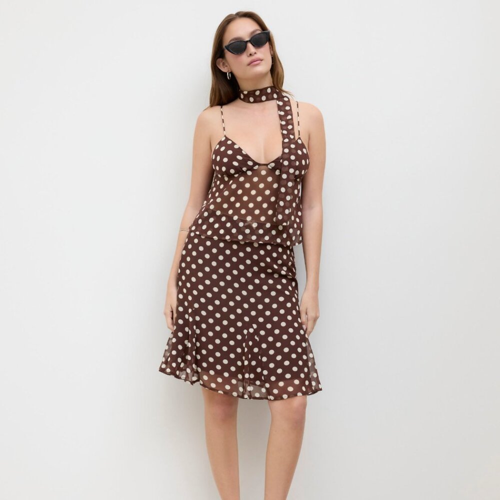 CIDER Polka Dot Skirt Set NWOT